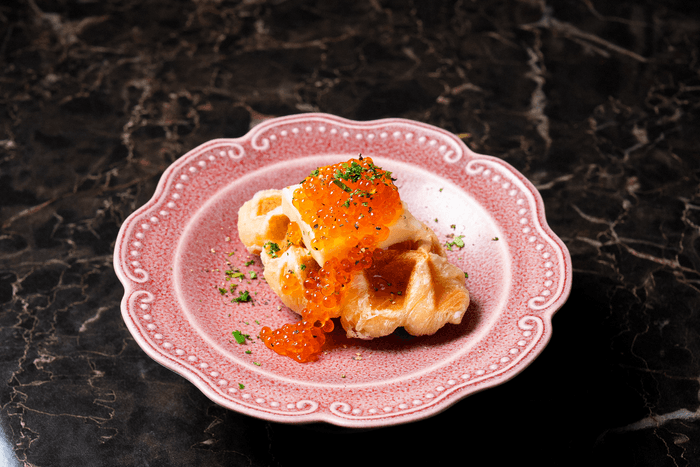 痛風クロッフル(魚卵とバター)1個~