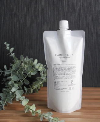 Makuakeにて人気を博したスキンリーム 「CARE・TE・A for skin cream.」大容量500mlを一般販売開始！