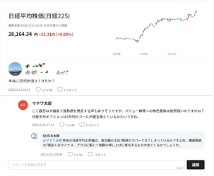 投資・金融情報サービス「QUICK Money World」、 個人投資家の活動を支援していく新機能を追加