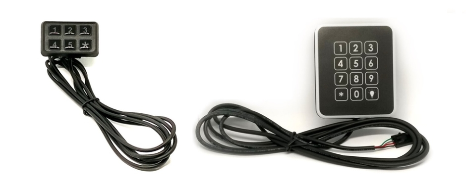 5キーパッド(左)、10キーパッド(右)