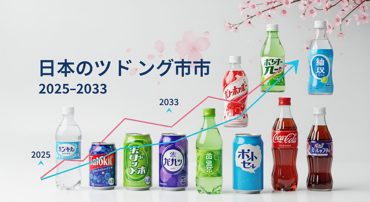 日本の清涼飲料水市場は2034年までに532億9,530万米ドルに達する見込み｜年平均成長率3.66%で持続的に成長
