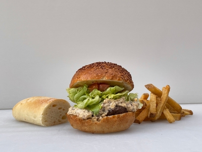 パンで ハンバーガーセット