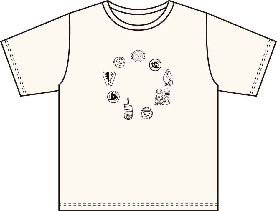 ▲SHINOBIZATO+ 「暁」アイコンTシャツ