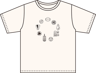 ▲SHINOBIZATO＋　「暁」アイコンTシャツ