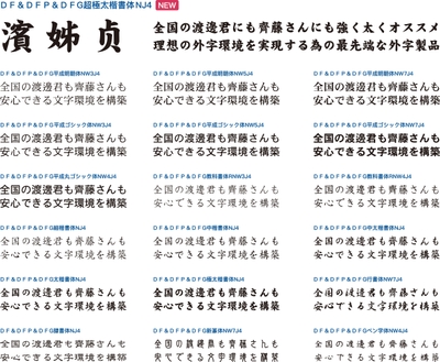 DynaFont外字マエストロ特徴その2