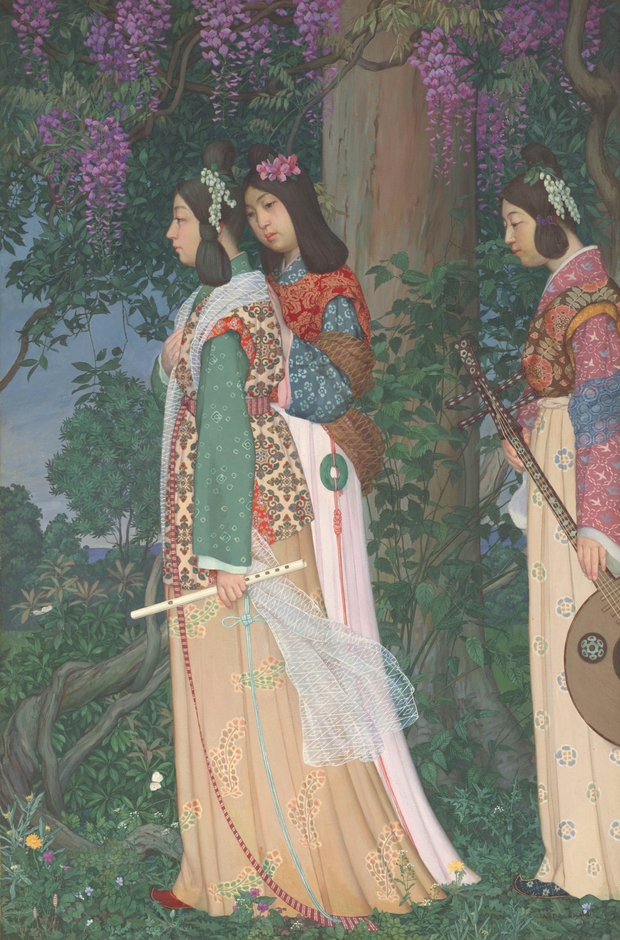 和田栄作「野遊び」東京藝術大学蔵