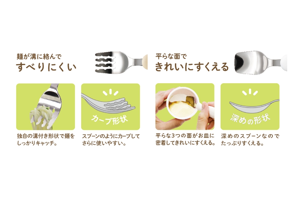 エジソンのフォーク＆スプーンの特徴