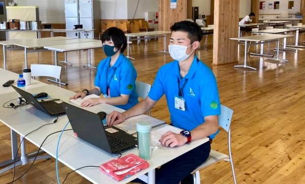 オンライン授業の様子(※屋久島おおぞら高等学校より)