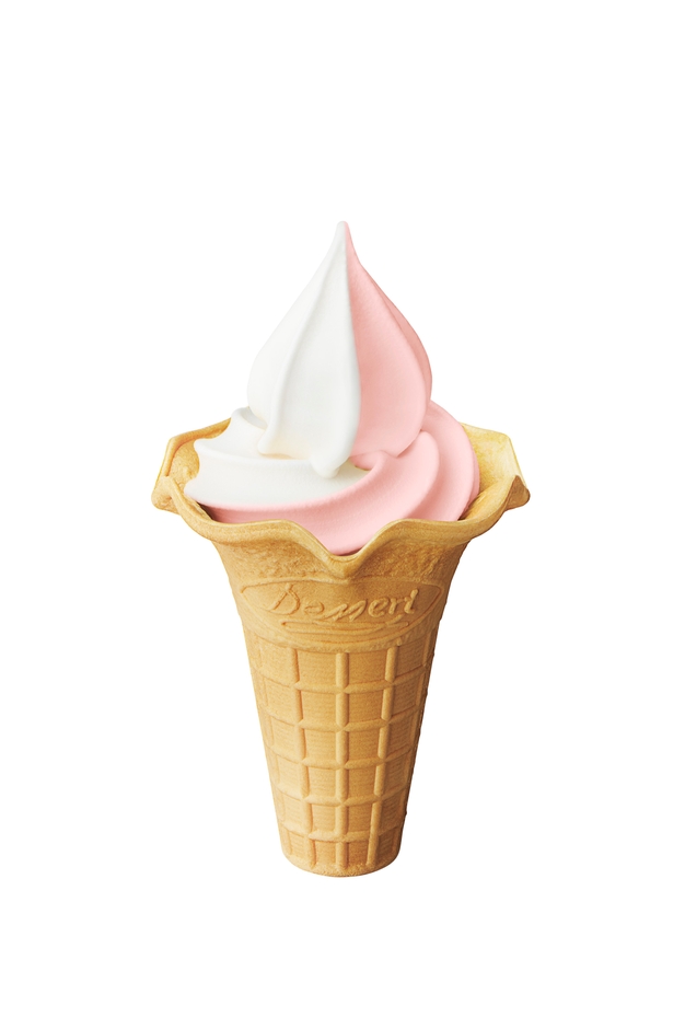 練乳あまおういちごミックスソフト 画像