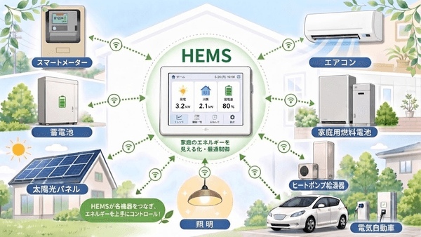 HEMS活用のイメージ