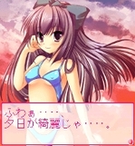 「あの娘とロジック!海に行こっ!! Vol.8華京院 寧音」 ゲーム画面1