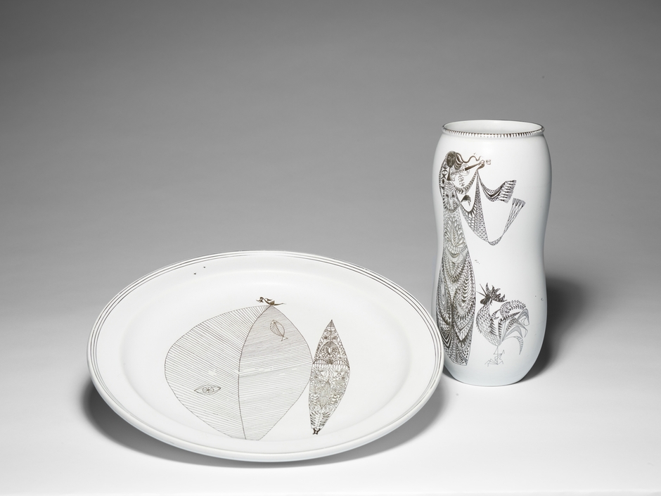 (6)[グラーシア]シリーズ／プレート、花入／1940年代後半から1960年代