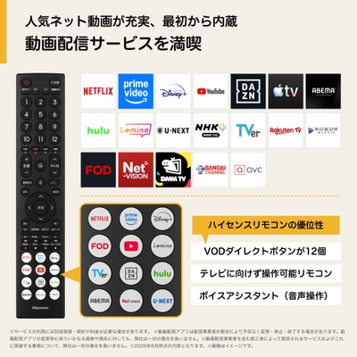 動画配信サービス対応