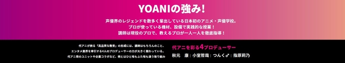 YOANIの強味