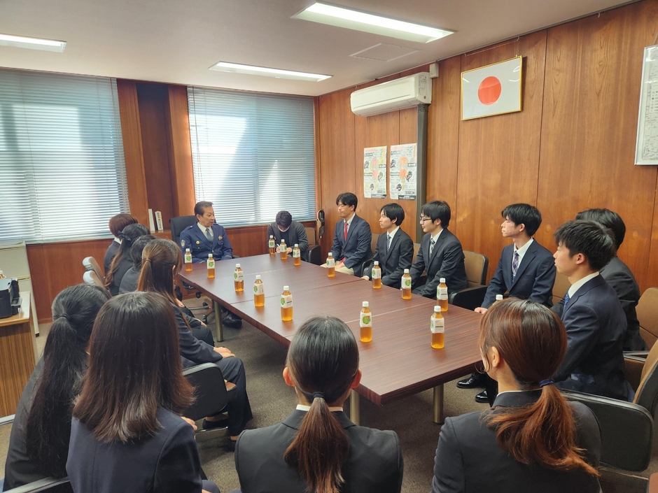 澤田署長と懇談