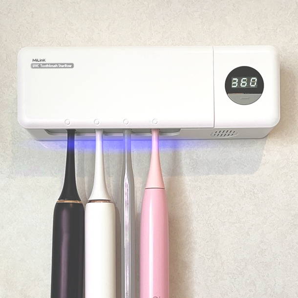 UVC99.9%殺菌効果を実現した歯ブラシ除菌器