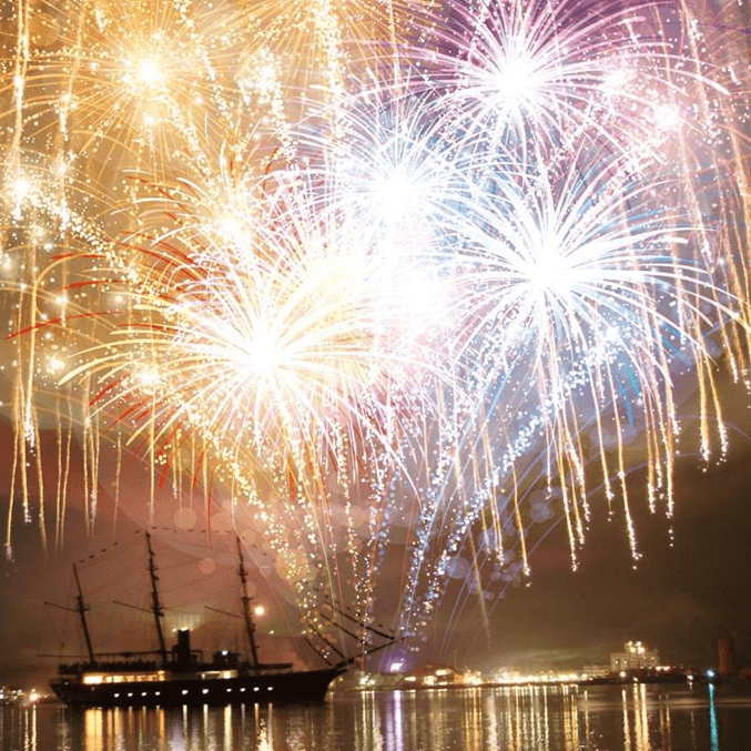 福良海上花火大会