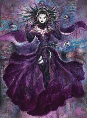 イラストレーション:天野喜孝 マジックの人気キャラクター・リリアナ