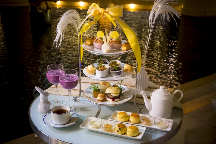 「お月見アフタヌーンティーセット」(写真は2名さま分)