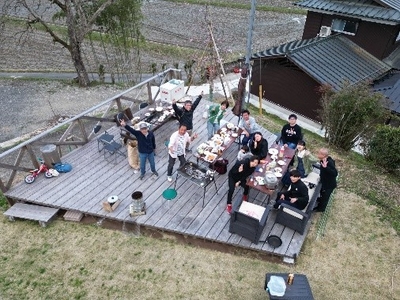 BBQの様子
