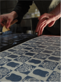 東京都 浅草 ポンピン堂 型染め