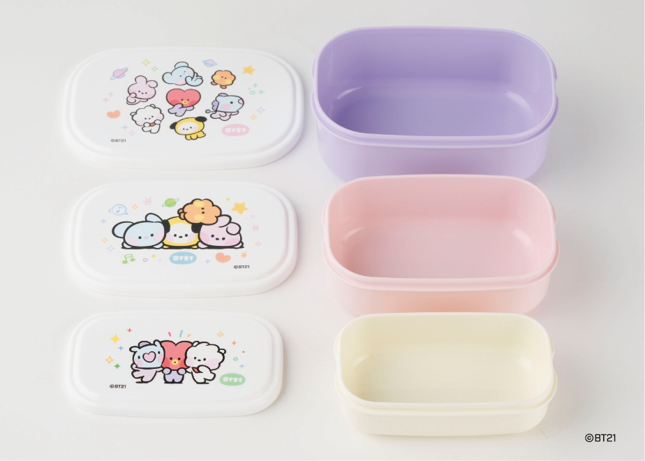 BT21 mininiシール容器(楕円)