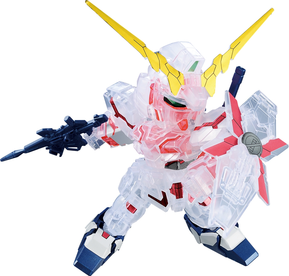 D賞：SDガンダムEXスタンダード RX‐0 ユニコーンガンダム ソリッドクリア
