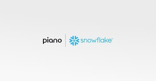 Piano and Snowflake ロゴ