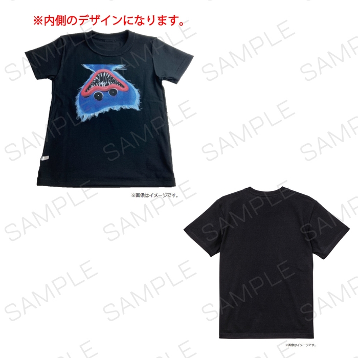 Poppy Playtime 変身Tシャツ ハギーワギー(黒)画像