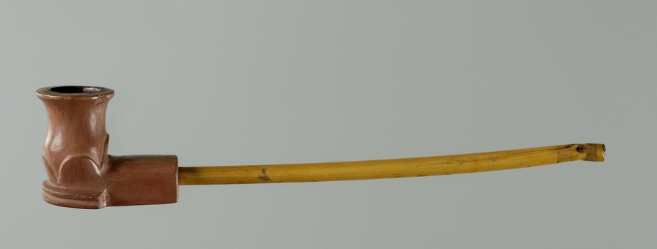 (Photo_09)儀礼用土製パイプ メキシコあるいはグァテマラ　20世紀後半