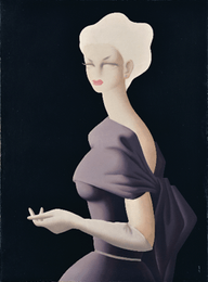 《バイオレット》 東郷青児 1952年 損保ジャパン日本興亜