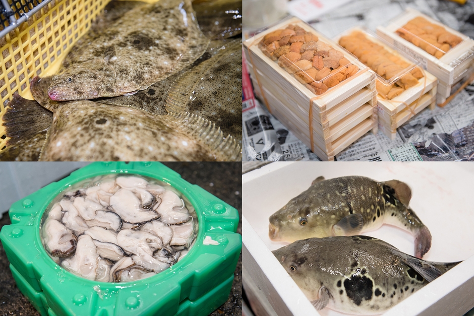 仲卸利州仕入れ 多彩な魚種(2)