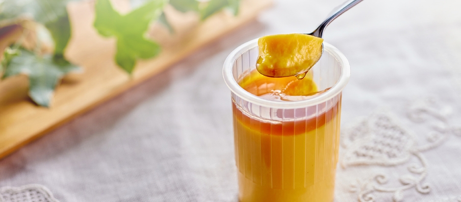 いつでも作りたての美味しさを!『カラダ思いの冷凍プリン』