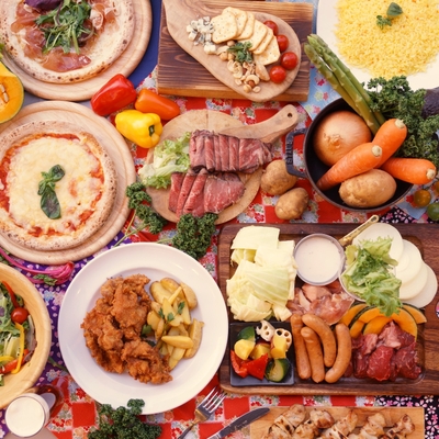 京都産BBQ&地産ビュッフェ
