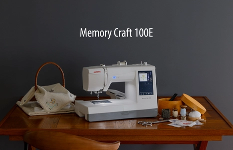 コンパクトな刺しゅう専用ミシン「Memory Craft 100E」 4月17日発売！クリエイティブな活動を始めたい方にオススメ