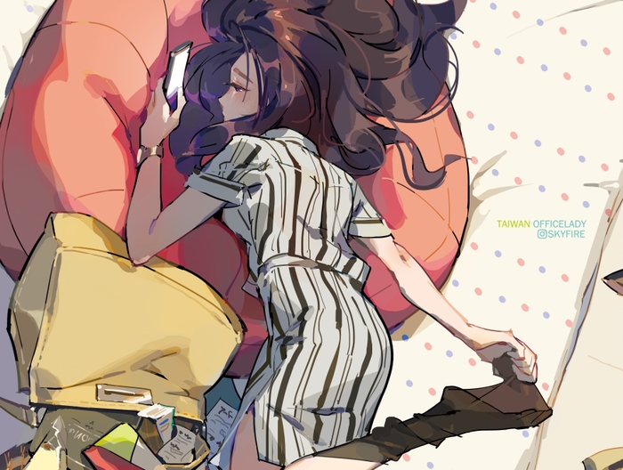 台湾人イラストレーター天之火個展展示作品