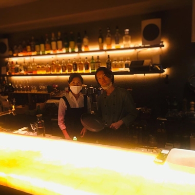 店主と母