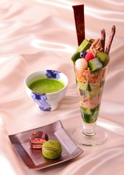 ショコラマカロン付きの新作パフェセットも登場！ 京都・伊藤久右衛門「抹茶チョコレートパフェ」 1月14日より提供開始