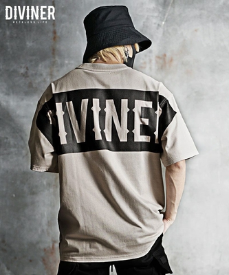 Exaggerate Box Logo TEE(ベージュ)