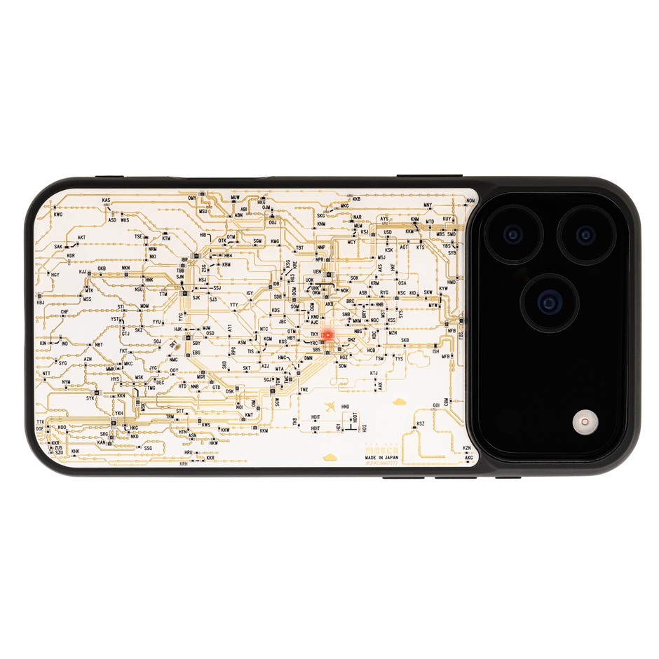 FLASH 東京回路線図 iPhone 17/18 Pro Maxケース　白