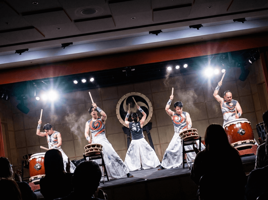 神田明神で和太鼓体験