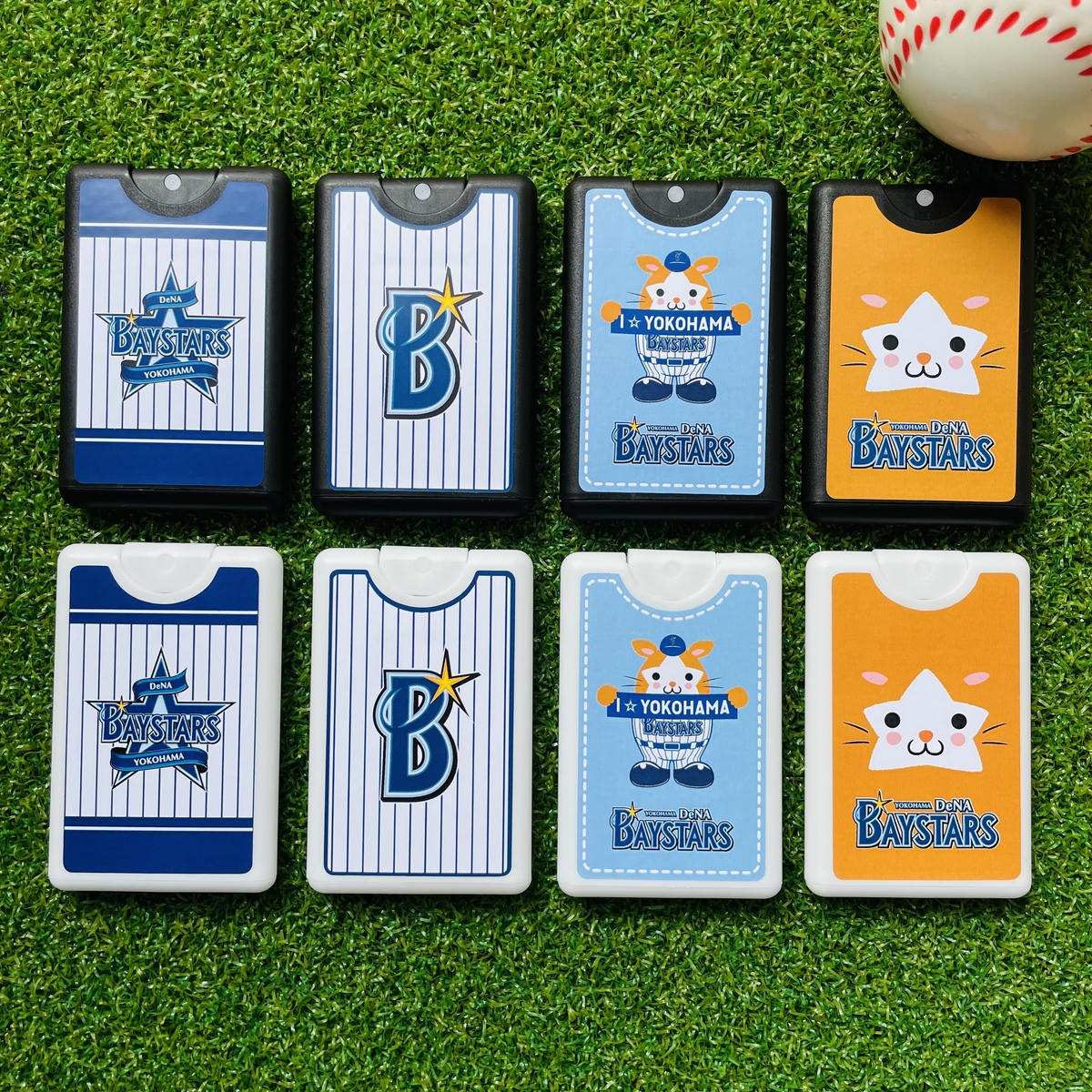 【野球観戦のお供に】携帯用カード型アルコール除菌スプレー「HAND SANITIZER 横浜DeNAベイスターズラベル」を4月28日より発売
