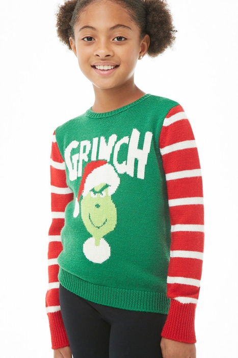 The Grinch ボーダースリーブセーター ￥3&#44;990(税抜)