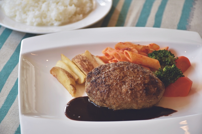 ハンバーグステーキ デミグラスソース(ライス付) ¥1,944