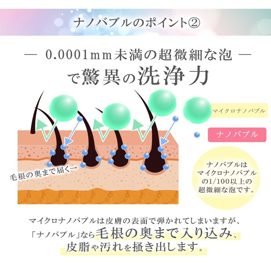 ナノバブルのポイント2