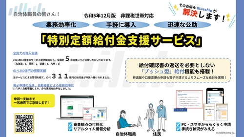 『プッシュ型』給付機能が拡充された、 自治体向け「特別定額給付金支援サービス」を 12月25日(月)より提供開始