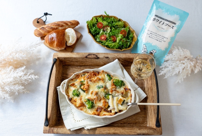 ホワイトソース調理例