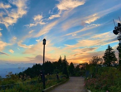 京都方面の夕景(9月上旬)