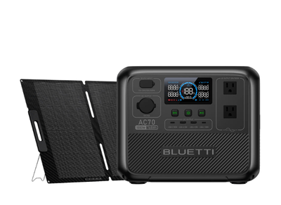 BLUETTI ポータブル電源AC70&ソーラーパネルMP200セット