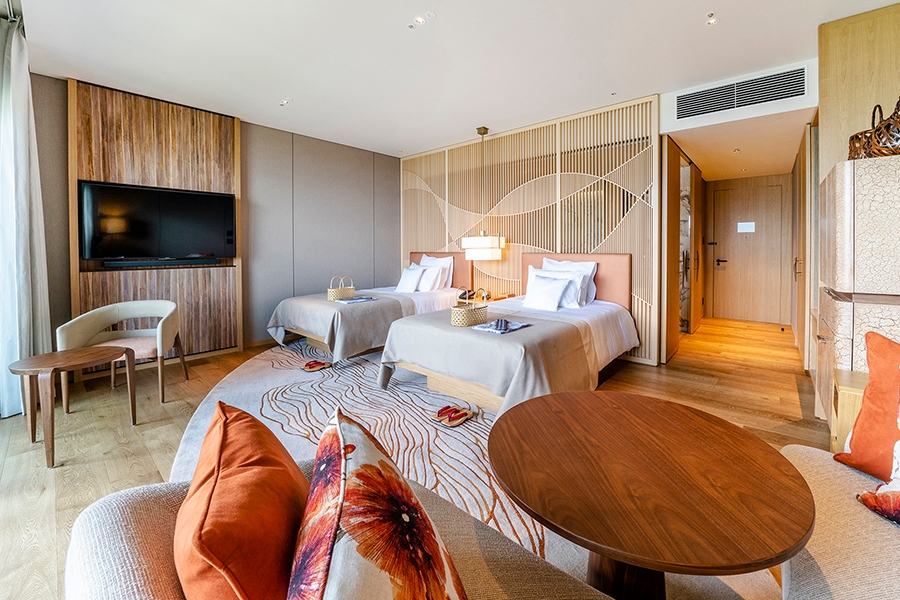 ゆったりとした贅沢空間の客室（イメージ）